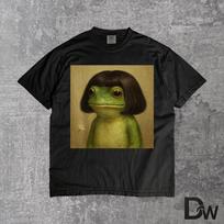Funny Frog Bob Haircut Meme T-Shirt | Silly Frog Graphic Tee, Gag Gift for Men Women Kids 4XL brown