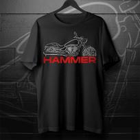 Victory Hammer 2005-2018 Motorcycle T-Shirt for Cruiser Riders XS black