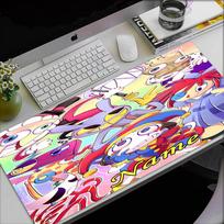 Custom Name The Amazing Digital Circus Theme Mouse Pad, Non Slip Rubber Base, Multifunctional Office & Home Decor, Perfect for Workspace Personalizati 30cmx60cm gray