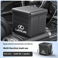 Lexus Automobilio Sulankstoma Odinė Sandėliavimo Dėžutė Šiukšliadėžės Priedai Lexus F SPORT ES RX NX LS UX LM LX GX LC RZ IS CT GS RC HS SC juoda