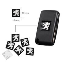 5 vnt. Aliuminio Metaliniai Automobilio Raktų Emblemos Lipdukai Peugeot 206 307 308 207 3008 208 407 508 2008 5008 301 406 408 607 4008 Rifter 10Pcs