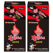 Samyang Buldak Stick Sauce Fiery Hot Chicken Flavor Portable Dipping Dressing 16g x 20 Sticks red