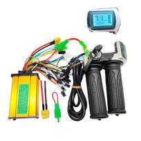 Electric Bike Twist Throttle 36V 48V Grip Speed Display for All Electric Bike/Scooter Brushless Controller 36V controller kit