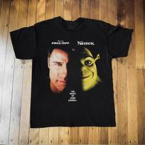Face/Off and Shrek RETRO GRAPHIC UNISEX T-SHIRT S-5XL M brown