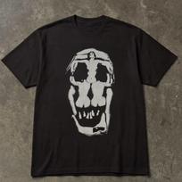 Skull Optical Illusion Shirt, Salvador Dali In Voluptas Mors Graphic T-Shirt M gray