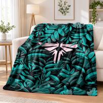 The Last Of Us Flannel Throw Blanket Soft Warm Cozy For Sofa Bed Indoor Home Bedroom Use 80cmx120cm