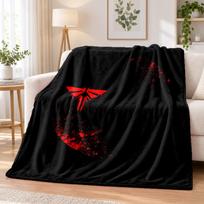 The Last Of Us Flannel Throw Blanket Soft Warm Cozy For Sofa Bed Indoor Home Bedroom Use 80cmx120cm