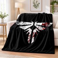 The Last Of Us Flannel Throw Blanket Soft Warm Cozy For Sofa Bed Indoor Home Bedroom Use 150cmx180cm