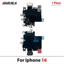 1pcs WiFi Antenna Signal Flex Cable for iPhone 17 17 Plus 16 16 Pro Max 17 Pro Max 16 Plus Wireless Wi-Fi Ribbon Fix Parts black