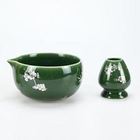 2/4/5 vnt. bambukinis matcha plakiklis ir pilnas matcha įrankių rinkinys su dubenėliu, šaukšteliu, sieteliu arbatos naujokams ir entuziastams 2PCS black
