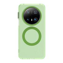 Magsafe Matte Phone Case For Huawei Mate 70 70 Pro 70 Pro+ Protective Case For Magnetic Wireless Charging Shockproof Back Cover Pc + tpu&Huawei Mate 70 Pro+ žalia