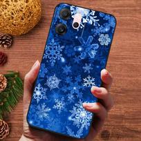 Christmas Painted Cover For OPPO Reno 14F 14 F Reno14FS Case Silicone Soft Phone Cover For OPPO Reno 14 13 Pro FS Capa Fundas Oppo Reno 14 Pro blue