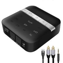 TX200 2 viename siųstuvas-imtuvas Bluetooth suderinamas optinis koaksialinis garso adapteris televizoriui namams The