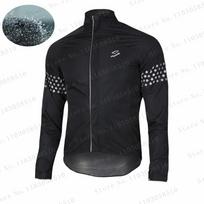 Spiukful Vandeniui atsparus vėjo striukė Vėjo MTB Dviratininkų Lengvas Itin lengvas Vyriška striukė Bėgimo Važiavimo Ciclismo Dviračio Vėjo striukė XXXL black