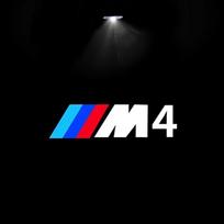 Nauja BMW M X3 X5 X6 LED Automobilio Durų Lemputė BMW X1 E84 X3 E83 F25 M3 X2 E90 E91 E60 E70 X5 X6 Automobilio Logotipas Sveikinimo Ženklas uzqf70 2pcs