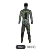 3mm Neoprene Wetsuit Set Freediving Spearfishing Snorkeling Surfing Unisex Camo Design 2XL gray