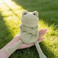 18/33Cm Simulation Sad Frog Peluche Toy Cute Frog Plush Pendant Toy Figure Dolls For Children Kids Birthday Gift Pendant Gifts 33cm beige