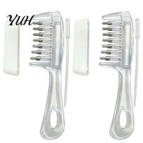 Oil Applicator Comb with Roller Ball 1/2Pcs Scalp Ball, Minoxidil for Hair Care Accessories Growth, Massage Dust Cover Manual 2pcs gray