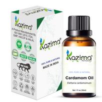 KAZIMA Kardamono eterinis aliejus - 100% grynas natūralus ir neskiestas odos bei plaukų priežiūrai (30 ml) black