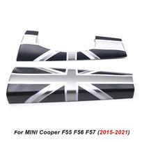 Juodos vėliavos automobilio prietaisų skydelio apdailos panelės dangtelio dėklas Interjeras Mini Cooper S One F55 F56 F57 Automobilio stiliaus aksesuarai Left hand drive gray