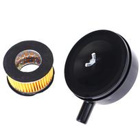 Black Iron Air Compressor Filter Silencer 20Mm Male Thread Canister Air Filter Replacement Part 1