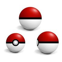 6Cm  Poké Ball Pet Stress Relief Ball, Fun Pet Toy, Squeezable Dog Fitness Ball, Cat And Dog Teaser red