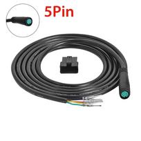 5pin/6pin Data Cable For Kugoo M4 Electric Scooter Dashboard Controller Instrument Line Connection Replacement Part black