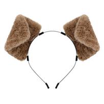 Floppy Dog Ear Headband with Two Plush Ears, Adjustable Positions and Detachable Ears for Halloween and Party Costumes ruda