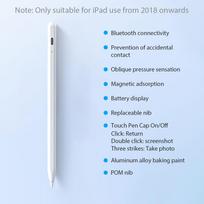 For Apple Pencil For iPad Air 11 M4 M3 M2 5 4 A16 Pro 13 11th M5 12.9 Stylus Pen 10 9 9th 10th Gen Mini 6 7 Bluetooth Touch Pens 6 Bluetooth Pencil