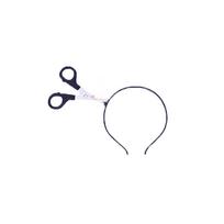 Holiday Props Saw Hammer Simulation Headwear Halloween Headband Scary Hair Hoop Women Hairband 04 blue