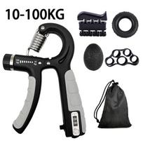 10-100Kg Adjustable Heavy Gripper Fitness Hand Exerciser Grip FatGrip Wrist Increase Strength Spring Finger Pinch Carpal Expande