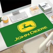 John Deere Logo Large Gaming Mouse Pad Nonslip Rubber Base Waterproof Desk Mat For Office Pc Laptop 30cmx60cm black