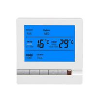 Modbus RTU485 Centrinis valdymo pultas LCD termostatas ventiliatoriaus gyvatuko oro kondicionieriui