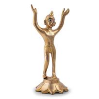 Original Brass Durga Maa Murti, Lord Vishnu Idols For Pooja & Home Decor Murti brown