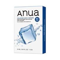 Anua - Hyaluronic Acid 8 Catechin Cool Slim Mask Set 24ml x 10 sheets white