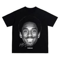 Kobe Bryant Big Head - American Basketball Player Heavy Cotton Short Sleeve T-Shirt Men's and Women's Summer Top S juoda