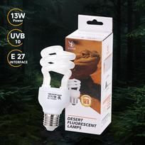 UVB 10.0 Reptile Heating Lamp 13W UV Energy Saving Bulb Terrarium Basking Reptile Light Turtle Lizard Snake Lamps white