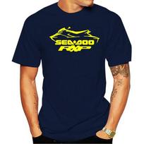 Stiprios sudėties kontūrinio dizaino marškinėliai 2008-11 Sea Doo Rxp Jet Ski Pwc Klasikiniai vasariniai trumpos rankovės Medvilniniai Animaciniai Atsitiktiniai O-ne... 5XL įvairiaspalvis