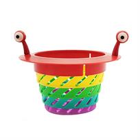 Little Monster Rainbow Strainer Anti-Clog Filter Mesh Collector for Bath Basin Floor Hair Fur Catcher Kitchen Sink Strainer red