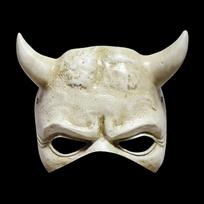 JuodaTelefono Kaukė Dervinė Pusės Veido Kaukė Cosplay, Helovino Ir Teminiams Renginiams Upper Half Mask white