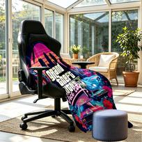 Grand Theft Auto VI spausdinta pledas - Minkštas ir patogus, miegamajam, kelionėms, sofai, namų dekoravimui - Gimtadienio Kalėdų dovana draugui 150cmx180cm