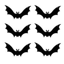 Halloween Bat Hanging Decoration Set, 6 Piece Plastic Doorway Ceiling Entryway Decor for Party Display and Photo Corners gray