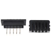 Hailong Power Discharge Connector 1Pair 4Pin 5Pin 6Pin Male Female Ebike Power Plug Secure Wiring for Electric Bicycle Battery black