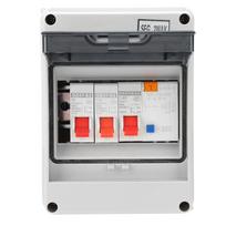 2 krypčių garažo karavano vartotojo blokas 40A 30mA RCD+2MCB 6a+16A 230/400V 16a