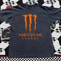 Monster Energy Orange Graphic T-Shirt Unisex Streetwear Mens Retro Tee S black