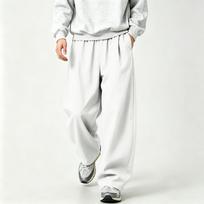 Men's Retro Wide Leg Pants with Loose Straight Fit L balta