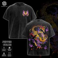 Mizutsune Monster Hunter Wilds Shirt Action RPG Gaming Apparel Boy Merch Clothes 2XL black