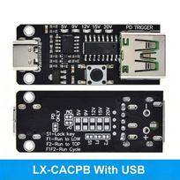 100W 5A USB Type-C PD QC Fast Charging Trigger Board DC 5V-20V Adjustable Output for DIY Gadget Projects USB