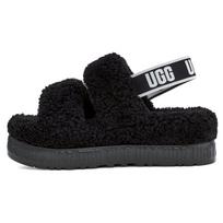 UGG Oh Fluffita Sheepskin Plush Comfortable Fashion Slippers Women slippers Black 1120876-BLK 39 black