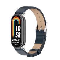 Madingas odinis laikrodžio dirželis, skirtas „Xiaomi Mi Band 8“ apyrankės pakeitimo apyrankei „Miband 8 NFC Correa Smart Mi Band 8“ riešo dirželiai tamsiai mėlyna spalva